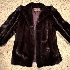 Vintage Natural American Ranch Mink Female Jacket
